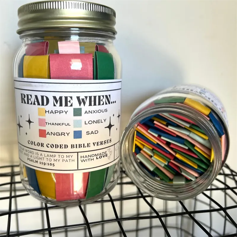 Handmade Bible Verse Jar – Daily Inspiration