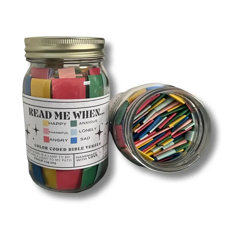 Handmade Bible Verse Jar – Daily Inspiration