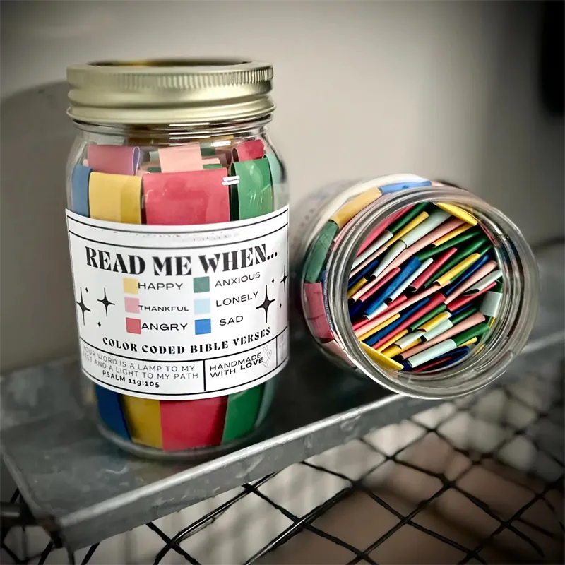 Handmade Bible Verse Jar – Daily Inspiration
