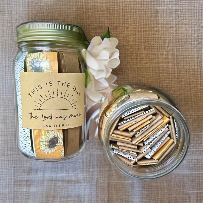 Handmade Bible Verse Jar – Daily Inspiration