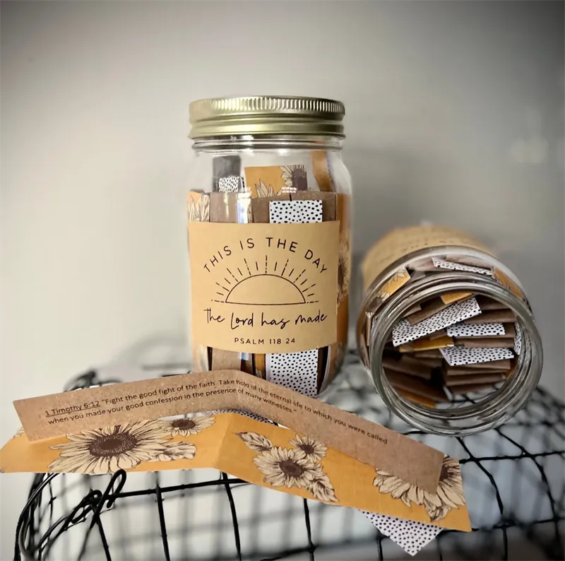 Handmade Bible Verse Jar – Daily Inspiration